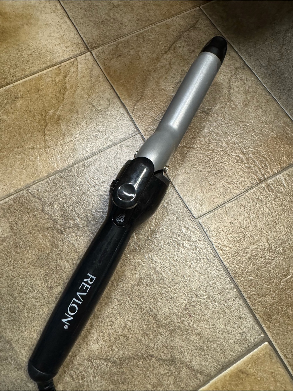 Revlon Black and Silver 1 inch Curling Wand